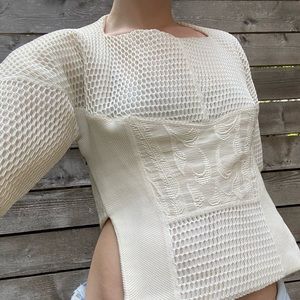 JIL SANDER BACKLESS SCULPTURAL TOP